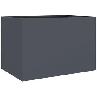 vidaXL Pflanzkübel Anthrazit 62x47x46 cm Stahl