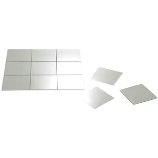 None Spiegelfliesen 15 x 15 cm Transparent