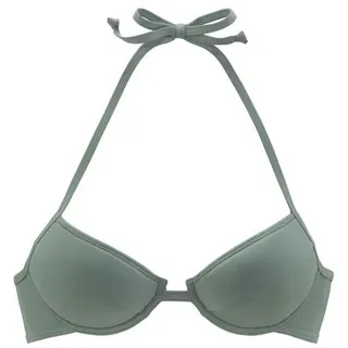 BENCH Bikini-Top Damen Grün 38 Cup C