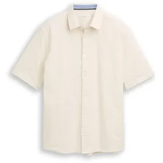 Tom Tailor Kurzarmhemd Comfort Fit Braun L