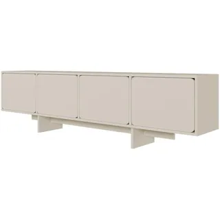 Selsey Wuwu Lowboard 200 cm Beige 55 cm PVC/Spanplatte/Holzwerkstoff