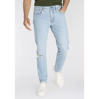 Tapered-fit-Jeans LEVI'S "512 Slim Taper Fit" Gr. 34, Länge 30, blau (tabor hard worn dx) Herren Jeans Tapered-Jeans mit Markenlabel