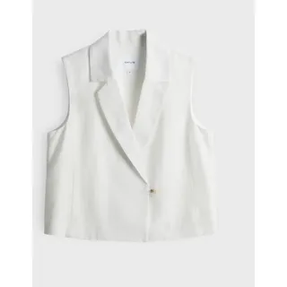 Opus Damen Weste mit Leinen-Anteil Modell WINO Offwhite, 38