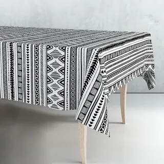 Exma Tischdeckenrolle 140 Cm X 25 M - White / Black - One Size