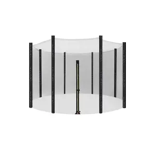 Songmics Sicherheitsnetz schwarz Ø 305 cm