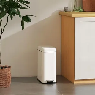 Homcom Mülleimer 5 l Weiß