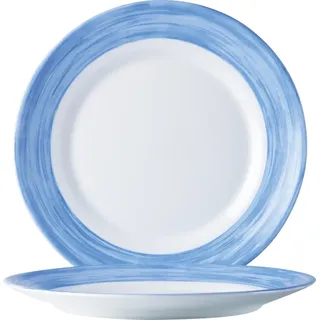 ARCOROC Brush Blue Restaurant Teller flach 15,5cm * 6er