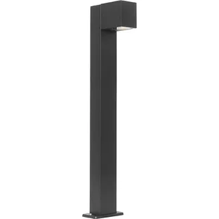 QAZQA Stehende Außenlampe Aluminium 65 cm IP44 Lieferumfang GU10 schwarz