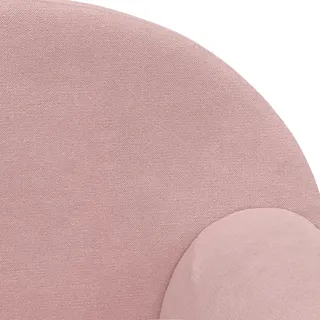 vidaXL Schlafsofa für Kinder Rosa Weich Plüsch