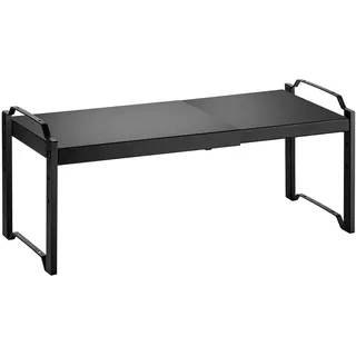 Wintem Ausziehbares Küchenregal aus Metall, platzsparender Organizer mit verstellbaren Einlegeböden für Schrank und Speisekammer, Kapazität 10 kg