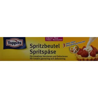 Toppits Spritzbeutel beige, 10 St.