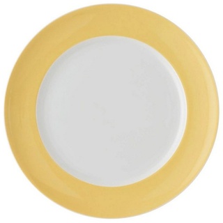 Thomas Porzellan Speiseteller Speiseteller 27 cm - SUNNY DAY Soft Yellow - 1 Stück, (1 St), Porzellan, spülmaschinenfest und mikrowellengeeignet gelb