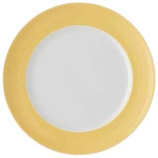 Thomas Porzellan Speiseteller Speiseteller 27 cm - SUNNY DAY Soft Yellow - 1 Stück, (1 St), Porzellan, spülmaschinenfest und mikrowellengeeignet gelb