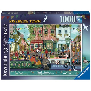 Puzzle Riverside Town (1000 Teile)