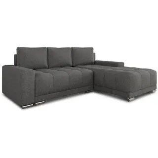 Sofnet Eckcouch Textil 5-Sitzer Grau