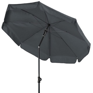 doppler® Sonnenschirm Sunline 200 cm anthrazit, abknickbar, höhenverstellbar grau