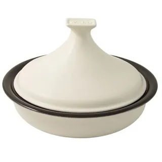 WALD Kochtopf Tajine Topf, groß weiß weiß