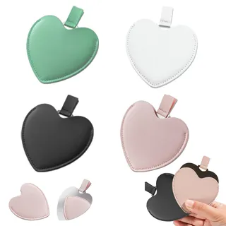 Eabdice 4 Stück Mini Taschenspiegel, Tragbare Handspiegel, Kleinen Kompakten Spiegel, für Hochzeit Geburtstag Jubiläum Geschenk