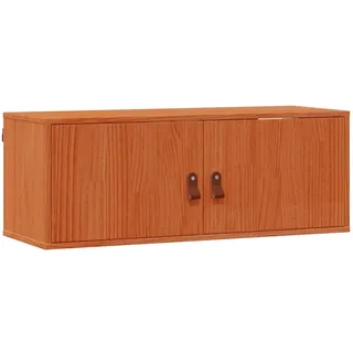vidaXL Wandschrank mit Regal 80 x 30 x 30 cm Braun