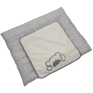 Bebe's Collection Wickelauflage Big Willi, Grau, Weiß, Textil, Füllung: Polyester, 85x70 cm, Oeko-Tex® Standard 100, Pflegen, Wickeln, Wickelauflage