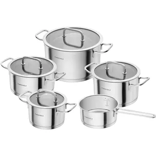 henckels by zwilling Pulse Topf-Set 5-tlg. Kochtopf + Glasdeckel