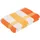 Streifen Duschtuch 70 x 140 cm orange