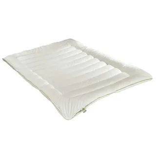IRISETTE 4-Jahreszeiten-Steppbett 200 x 200 cm Weiß