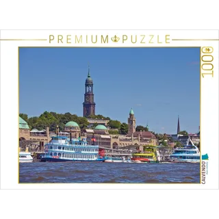 Calvendo Hamburg Landungsbrücken und Michel 1000 Teile
