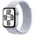 2024 GPS 44 mm Aluminiumgehäuse Silber, Sport Loop Blaue Wolke