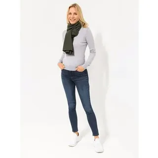 VIA MILANO Schal mit Rollrand 180 x 36 cm 100% Kaschmir