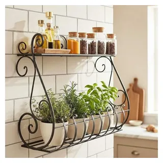 DanDiBo Ambiente Wandregal 50 cm Schwarz