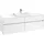 Waschbeckenunterschrank C02500DH 160 x 55 cm Glossy White