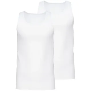 CALIDA Herren Athletic-Shirt weiß Baumwolle unifarben, weiß, NOS