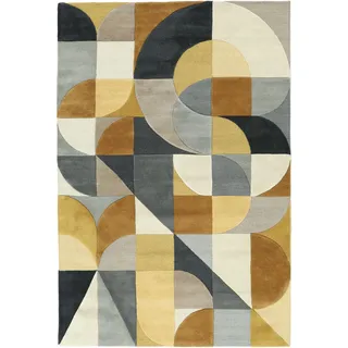 Studio Teppich - Gelb / Grau 160x230