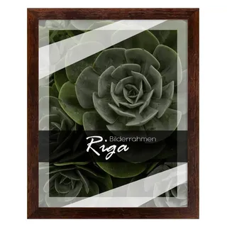 Einzelrahmen Bilderrahmen Riga, (1 Stück), 45x60 cm, Dunkelbraun Verwittert, Holz braun 45 cm x 60 cm