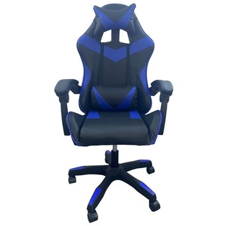 HTI-Living Gaming-Stuhl Gamingstuhl Krit (Stück, 1 St), höhenverstellbarer Drehstuhl Schreibtischstuhl blau|schwarz