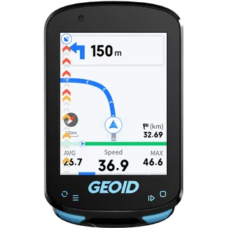GEOID CC600 GPS Fahrradcomputer, 2,4-Zoll-Farbbildschirm, Kabellos Wasserdicht Fahrrad Tacho, Streckennavigation, Benutzerdefinierte Daten, Mehrere Sprachen, WiFi&Bluetooth&ANT+