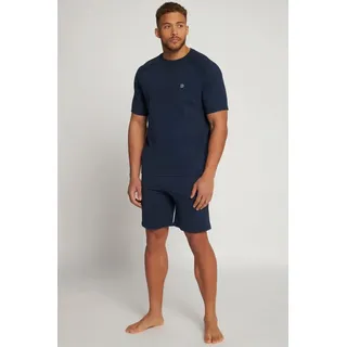 Jp1880 Schlafanzug T-Shirt Shorts Blau 6XL