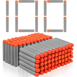 VCOSTORE Nerf Pfeile, 100 Stück Nerf Darts Nerf Munition Pfeile Dart Bullets Refill,Foam Pfeile für N-Strike Elite Blasters Series