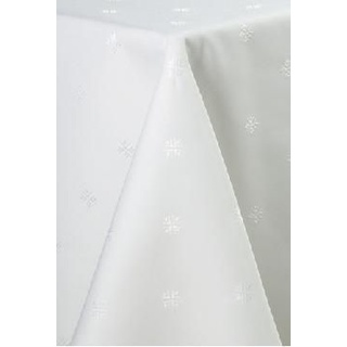 METRO Professional Tischdecke, Polyester, Jacquardstoff, Ø 180 cm, rund, weiß