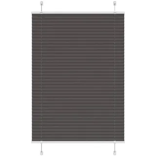vidaXL Plissee 99 x 99 cm schwarz