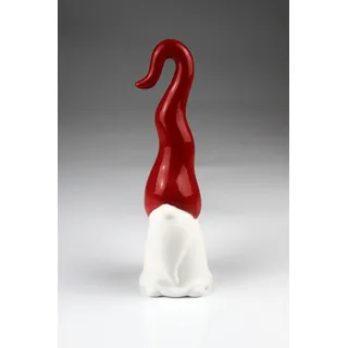 LED Dekofigur AM DESIGN "Keramik-Wichtel", rot (weiß), H:18cm L:6cm, Leuchten, 2 er Set, 6x18 cm