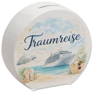 speecheese Spardose Kreuzfahrtschiff Traumreise Spardose für Urlaubsträume