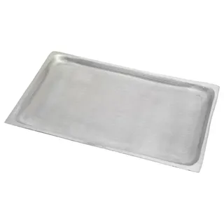 Teller rechteckig 25x15 cm Alu matt