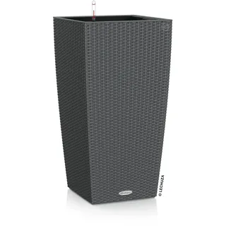 LECHUZA Cubico Cottage 40 Komplettset 40 x 40 x 75 cm granit