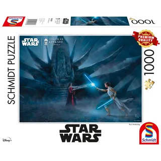 Schmidt Spiele 58430 Thomas Kinkade, Star Wars, Reys Awakening, 1000 Teile Puzzle [Exklusiv bei Amazon]
