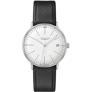 Junghans 027/4105.02 max bill Armbanduhr Kleine Automatic Schwarz/Silberfarben