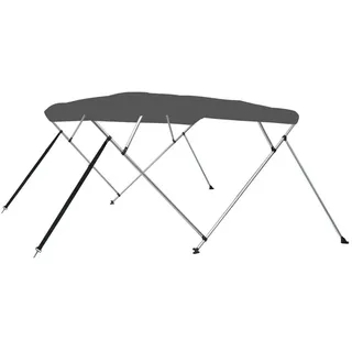 vidaXL Bimini Top 4-Bow 243 x 196 x 137 cm Polyester Anthrazit