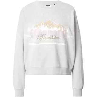 BOSS Sweatshirt Eland beige / hellgrau / flieder / weiß XS