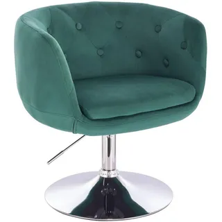 Svita Panama Samt 55 x 78 x 61 cm dunkelgrün